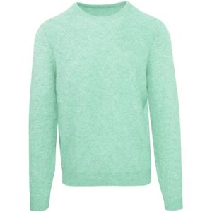 Malo, Truien, Heren, Groen, 2Xl, Wol, Luxe Cashmere Sweater voor Mannen