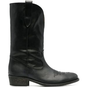 Via Roma 15, Cowboy Boots Zwart, Dames, Maat:36 EU