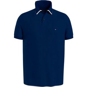 Tommy Hilfiger, Tops, Heren, Blauw, XL, Katoen, Biologisch Katoenen T-shirts en Polos in Blauw