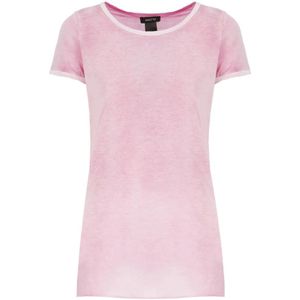 Avant Toi, Tops, Dames, Roze, M, Katoen, Roze Katoenen T-shirt voor Vrouwen