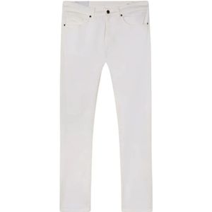 Dondup, Jeans, Heren, Wit, W36, Denim, Slim Fit Jeans