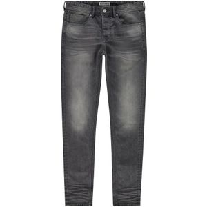 Kultivate, Jeans, Heren, Grijs, W32 L36, Katoen, Grijze Slim Fit Kane Critic Jeans