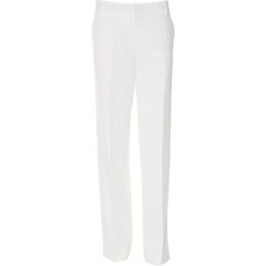 Heartmade, Witte Ecru Chino`s voor Vrouwen Wit, Dames, Maat:M