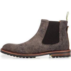 Van Bommel, Chelsea Boots Grijs, Heren, Maat:41 EU