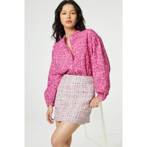 Fabienne Chapot, Rokken, Dames, Roze, 2Xl, Tweed, Dora Skirt