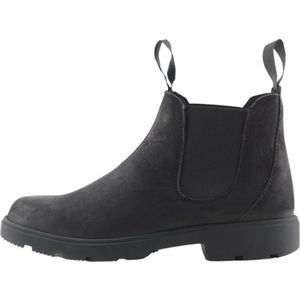 Nature Footwear, Schoenen, Heren, Zwart, 44 EU, Leer, Zwarte Nubuck Elastische Laars