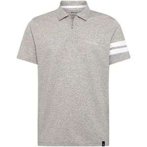 Boggi Milano, Tops, Heren, Grijs, S, Katoen, Polo Shirt in High-Performance Jersey