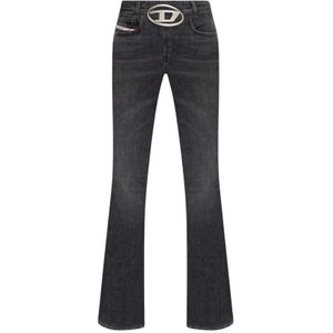 Diesel, Jeans, Dames, Grijs, W29, ‘1969 D-Ebbey’ bootcut jeans