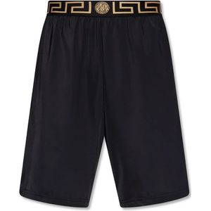 Versace, Korte broeken, Heren, Zwart, M, Casual shorts