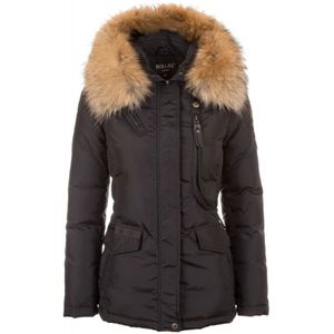 Hollies, Winter Jassen Zwart, Dames, Maat:L