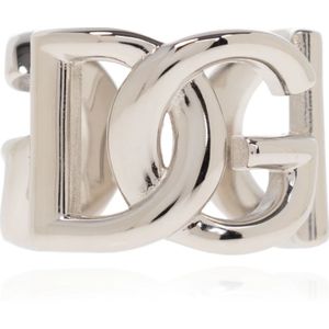 Dolce & Gabbana, Accessoires, Heren, Grijs, M, Messing ring