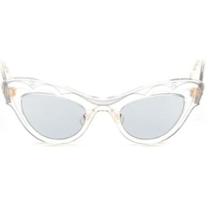 Miu Miu Pre-owned, Pre-owned, Dames, Wit, ONE Size, Pre-owned Plastic sunglasses