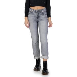 Pepe Jeans, Violet Mom Jeans Grijs, Dames, Maat:W27