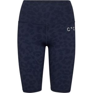 Co'Couture, Sport, Dames, Blauw, M, Luipaardprint Crop Leggings Navy Blauw