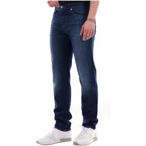Armani Exchange, Jeans, Heren, Blauw, W30, Katoen, Donkerblauwe Heren 3Dzj 13Z1Ttz Jeans