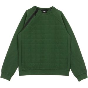 Nike, Lichte Crew Neck Sweatshirt Winter Groen, Heren, Maat:M