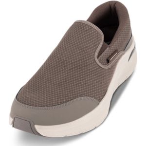 Skechers, Schoenen, Heren, Beige, 44 EU, Arch Fit 2.0 Vallo Instap Schoenen