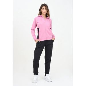 Puma, Sport, Dames, Veelkleurig, M, Sporty Classic Pink and Black Tracksuit