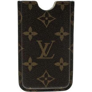 Louis Vuitton Vintage, Pre-owned, Dames, Bruin, ONE Size, Pre-owned Canvas home-office