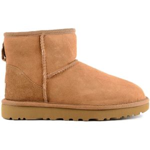 Ugg, Schoenen, Dames, Bruin, 38 EU, Nylon, Sheepskin Classic Mini II Laars