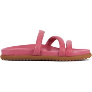 Via Vai, Schoenen, Dames, Roze, 40 EU, Leer, Slippers