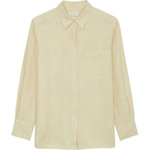Marc O'Polo, Blouses & Shirts, Dames, Beige, M, Linnen, Linnen blouse normaal