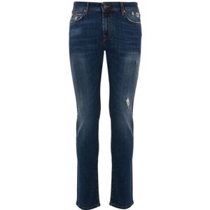 Roy Roger's, Jeans, Heren, Blauw, W31, Katoen, Slim-fit Jeans