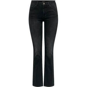 Only, Jeans, Dames, Zwart, XL L30, Denim, Slim-fit Jeans