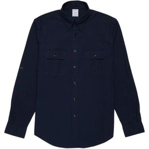 Brooks Brothers, Overhemden, Heren, Blauw, 2Xl, Katoen, Overhemd