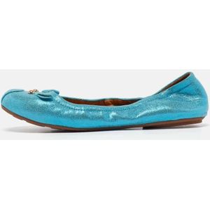 Marc Jacobs Pre-owned, Pre-owned, Dames, Blauw, 37 EU, Pre-owned Suede flats