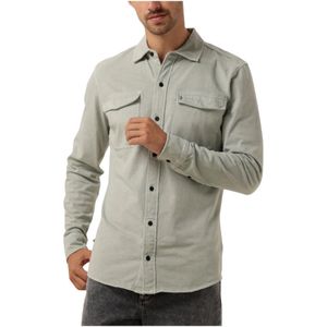 Butcher of Blue, Jassen, Heren, Groen, S, Finn Pocket Jersey Overshirt Groen