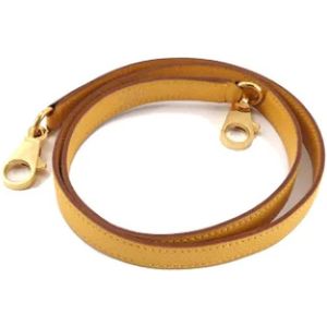 Hermès Vintage, Pre-owned Leather belts Geel, unisex, Maat:ONE Size