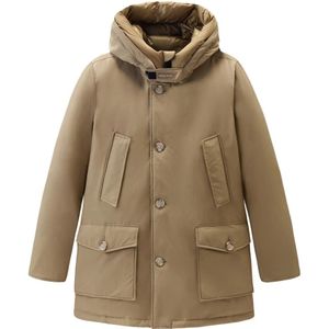 Woolrich, Arctic Parka - Xxs, Elmwood Brown Beige, Heren, Maat:XL