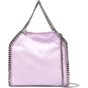 Stella McCartney, Lilac Mini Falabella Tote Tas Paars, Dames, Maat:ONE Size