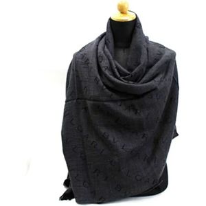 Bvlgari Vintage, Pre-owned, Dames, Zwart, ONE Size, Wol, Pre-owned Wool scarves