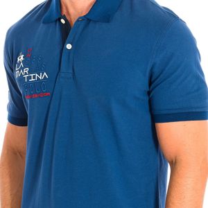 La Martina, Tops, Heren, Blauw, S, Katoen, Polo Shirts