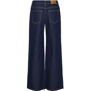 Vero Moda, Jeans, Dames, Blauw, W27, Denim, Wijde Bootcut Jeans