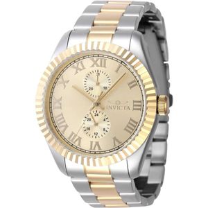 Invicta Watches, Accessoires, Heren, Grijs, ONE Size, Heren Quartz Horloge - Specialty Collectie