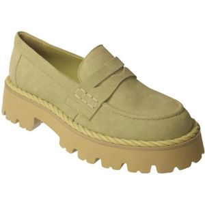 Bruno Premi, Schoenen, Dames, Groen, 40 EU, Suède, Loafers