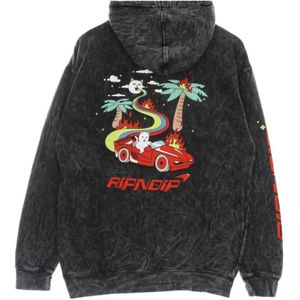 Ripndip, racer hoodie Zwart, Heren, Maat:L