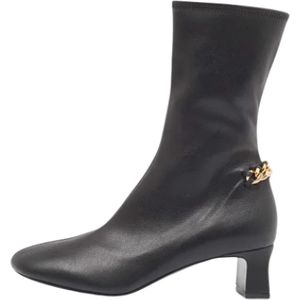 Stella McCartney Pre-owned, Pre-owned, Dames, Zwart, 36 EU, Pre-owned Leather boots