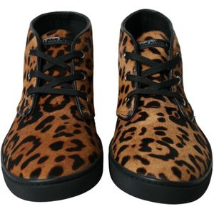 Dolce & Gabbana, Schoenen, Heren, Veelkleurig, 41 1/2 EU, Leer, Lace-up Boots