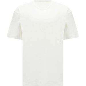 Alexander Wang, Tops, Dames, Wit, XS, Katoen, Zwarte Katoenen Korte Mouw T-Shirt