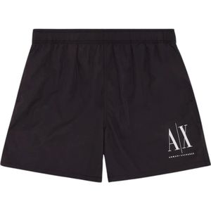 Armani Exchange, Badkleding, Heren, Zwart, 2Xl, Polyester, Heren Strand Boxershorts