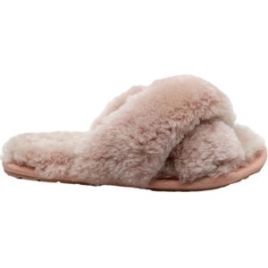 Emu, Schoenen, Dames, Roze, 36 EU, Leer, Dames Mayberry Pantoffels van Synthetisch Leer