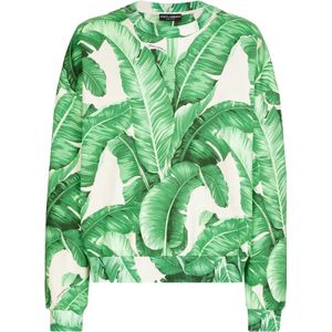 Dolce & Gabbana, Sweatshirts & Hoodies, Heren, Groen, M, Katoen, Grafische Print Katoenen Sweatshirt