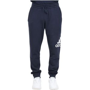 Adidas, Broeken, Heren, Blauw, M, Katoen, Blauwe Essentials French Terry Broek