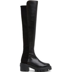 Stuart Weitzman, Schoenen, Dames, Zwart, 41 1/2 EU, Leer, 5050 Soho Boot - Iconische Over-de-Knie Stijl