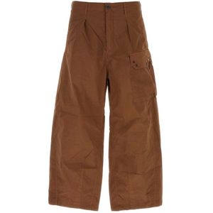 Ten C, Broeken, Heren, Bruin, M, Nylon, Bruine nylon cargobroek