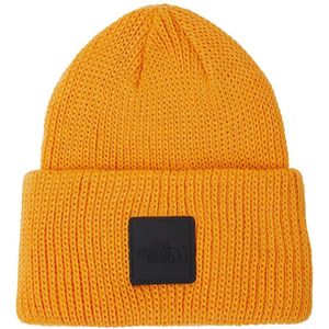The North Face, Accessoires, Heren, Oranje, ONE Size, Polyester, Stijlvolle Patch Beanie Hat